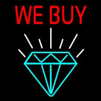 We Buy Diamond Enseigne Néon