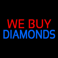 We Buy Diamonds Enseigne Néon