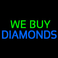 We Buy Diamonds Enseigne Néon