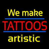 We Make Tattoos Artistic Enseigne Néon