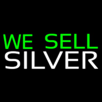 We Sell Silver Enseigne Néon