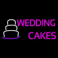 Wedding Cakes In Pink Enseigne Néon