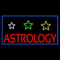 White Astrology Enseigne Néon
