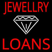 White Diamond Jewelry Loans Enseigne Néon