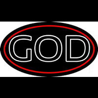 White God Block Enseigne Néon