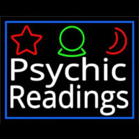 White Psychic Readings And Border Enseigne Néon