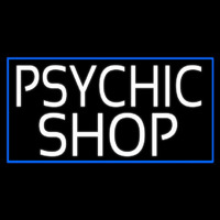 White Psychic Shop Enseigne Néon