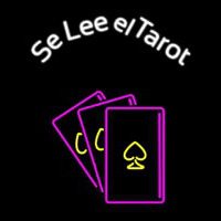 White Se Lee El Tarot Enseigne Néon