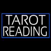 White Tarot Reading Enseigne Néon