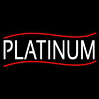 White We Buy Platinum Enseigne Néon
