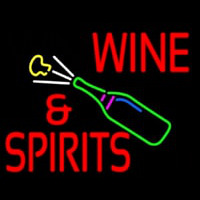 Wine And Spirits Enseigne Néon