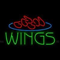 Wings Food Enseigne Néon