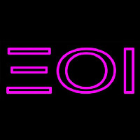 Xi Omicron Lota Enseigne Néon