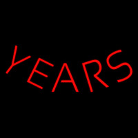 Years Enseigne Néon