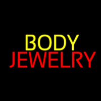 Yellow And Red Body Jewelry Enseigne Néon