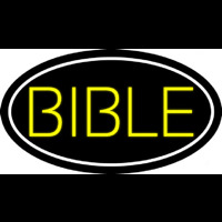 Yellow Bible Enseigne Néon