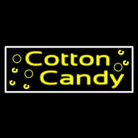 Yellow Cotton Candy Enseigne Néon