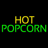 Yellow Hot Green Popcorn Enseigne Néon