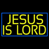 Yellow Jesus Is Lord Enseigne Néon