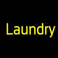 Yellow Laundry Enseigne Néon