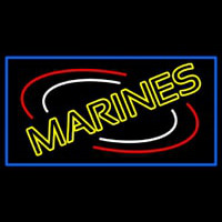 Yellow Marines Enseigne Néon