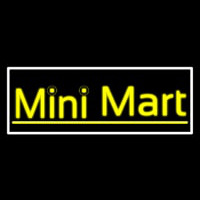 Yellow Mini Mart Enseigne Néon