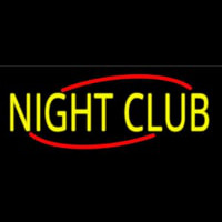 Yellow Night Club Enseigne Néon