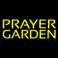 Yellow Prayer Garden Enseigne Néon