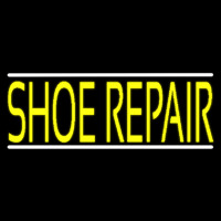 Yellow Shoe Repair Block Enseigne Néon
