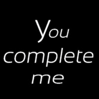 You Complete Me Enseigne Néon