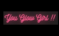 You Glow Girl Enseigne Néon