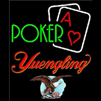 Yuengling Green Poker Beer Sign Enseigne Néon