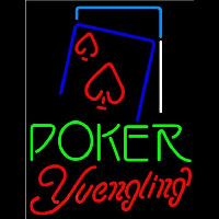 Yuengling Green Poker Red Heart Beer Sign Enseigne Néon