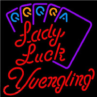 Yuengling Lady Luck Series Beer Sign Enseigne Néon