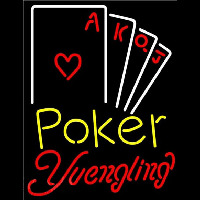 Yuengling Poker Ace Series Beer Sign Enseigne Néon