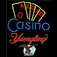 Yuengling Poker Casino Ace Series Beer Sign Enseigne Néon