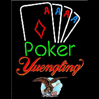 Yuengling Poker Tournament Beer Sign Enseigne Néon