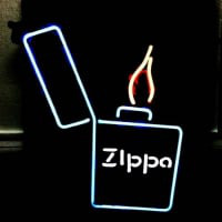 Zippo Lighter Bière Bar Enseigne Néon
