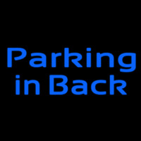 Custom Parking In Back 2 Enseigne Néon