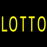 Yellow Lotto Enseigne Néon