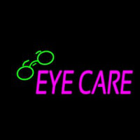 Pink Eye Care Logo Enseigne Néon