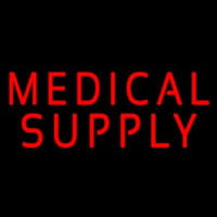 Red Medical Supply Enseigne Néon