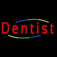 Deco Style Multi Colored Dentist Enseigne Néon