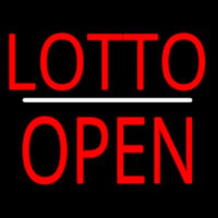 Lotto Block Open White Line Enseigne Néon