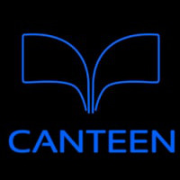Blue Canteen Enseigne Néon
