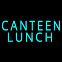 Canteen Lunch Enseigne Néon