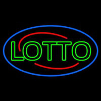 Double Stroke Lotto Enseigne Néon