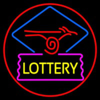 Lottery Logo Enseigne Néon