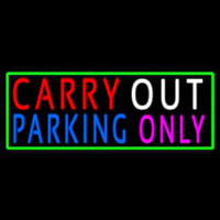 Carry Out Parking Only Enseigne Néon