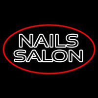 Double Stroke Nail Salon Enseigne Néon